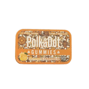polkadot orange creamsicle gummies