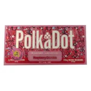 Raspberry-Crumble-PolkaDot-Magic-Mushroom-Belgian-White-Chocolate